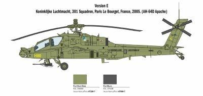 Elicottero AH-64D Longbow Apache 1/48 (IT2748) - 10