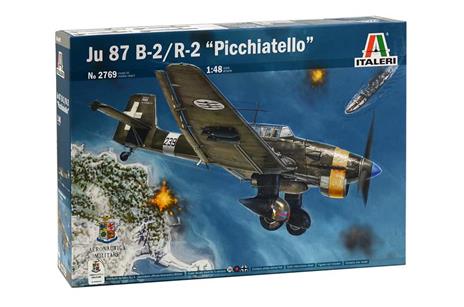 Ju-87 B-2/R-2 Stuka Picchiatello Fighter Plastic Kit 1:72 Model It2769 - 2