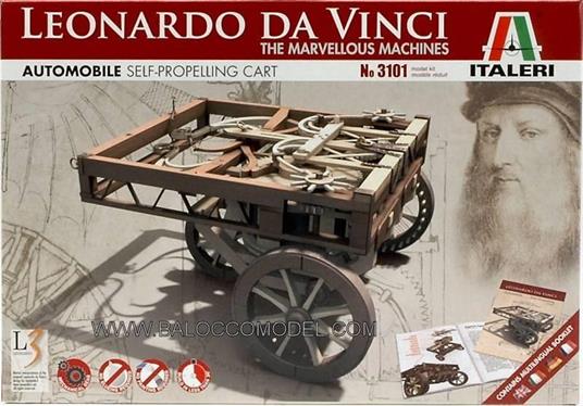 Automobile o carro semovente (modello Leonardo Da Vinci) - 2