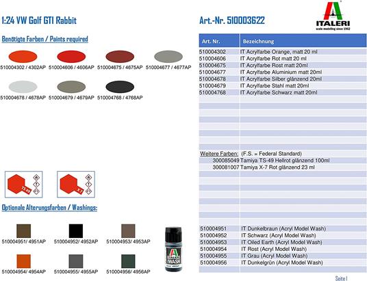 1/24 VW Golf GTI First Series 1976/78 - 2