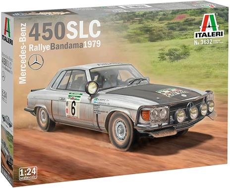 Mercedes 450 Slc Rally Bandama 1979 Scala 1/24 (IT3632)