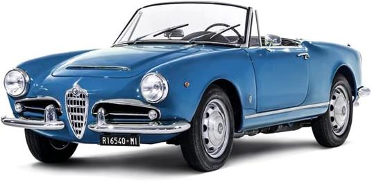 Alfa Romeo Giulia 1600 Spider motore dettagliato e ruote in gomma - 2