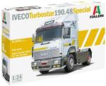 Italeri 3926 IVECO TURBOSTAR 190.48 SPECIAL, scala 1:24, plastic model kit, modello in plastica da montare, modellismo, camion, Multicolore
