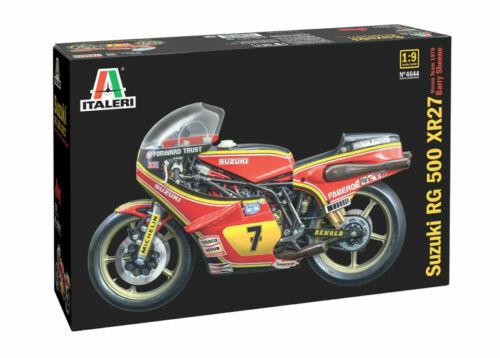 Italeri 4644 Suzuki RG 500 XR27 1978 Team Heron - Barry Sheene, scala 1/9 , plastic model kit, modello in plastica da montare, modellismo, moto, Multicolore