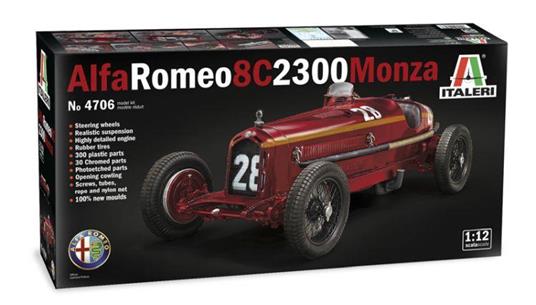 Italeri ALFA ROMEO 8C 2300 Monza Kit di montaggio Modellino di macchina classica 1:12 Italeri Automobili Giocattoli | IBS Italeri ALFA ROMEO 8C 2300 Monza Kit di montaggio Modellino di macchina classica 1:12 Italeri Automobili Giocattoli | IBS