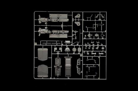 Italeri Alfa Romeo 8C 2300 Roadster Modellino di spider Kit di montaggio 1:12 - 10