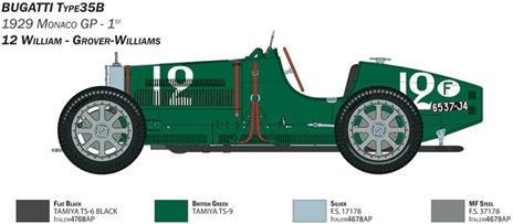 Auto Bugatti Type 35B Scala 1:12 - 5