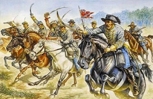 Italeri IT6011 CONFEDERATE CAVALRY RAIDERS KIT 1:72 Modellino - 2