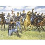 Union Cavalry The Blue Jackets American Civil War Figures Plastic Kit 1:72 Model IT6013