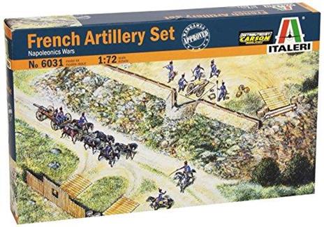 French Artillery Set Napoleonic Wars Plastic Kit 1:72 Model IT6031 - 2