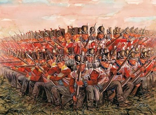 Soldatini Italeri It6095 British Infantry 1815 Napoleons Wars Kit 1:72