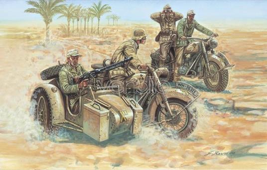 Modellino Italeri It6121 German Motorbikes Ww Ii Kit 1:72