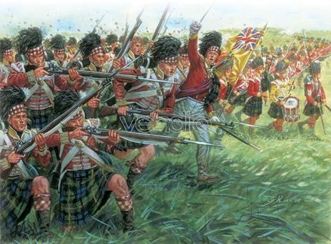 Soldatini Italeri It6136 Napoleonic Wars Scots Infantry Kit 1:72 - 2