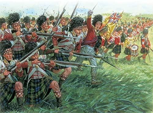 Soldatini Italeri It6136 Napoleonic Wars Scots Infantry Kit 1:72 - 3