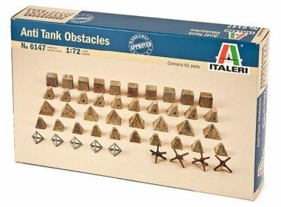 Modellino Italeri It6147 Ostacoli Anticarro Kit 1:72 - 3