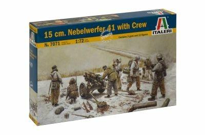 IT7071 NEBELWERFER 41 W/CREW KIT 1:72 Modellino - 3