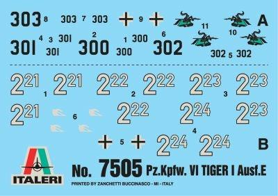 Italeri It7505 Carro Armato Pz.Kpfw.Vi Tiger I Fast Assembly (2 Pcs) Model Kit Scala 1:72 - 4