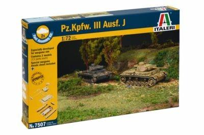 Pz. Kpfw. Iii Ausf. J Carro Armato Tank Plastic Kit 1:72 Model It7507 - 3