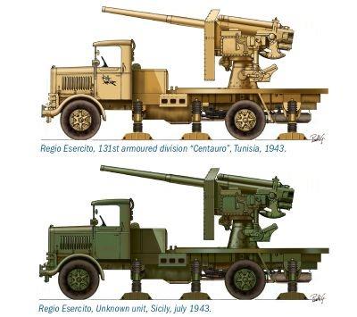 Autocannone 3 Ro With 90/53 Aa Gun Plastic Kit 1:72 Model It7508 - 6