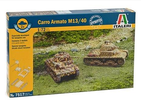Italeri Carro Armato M13/40 1:72 Kit di montaggio Cisterna