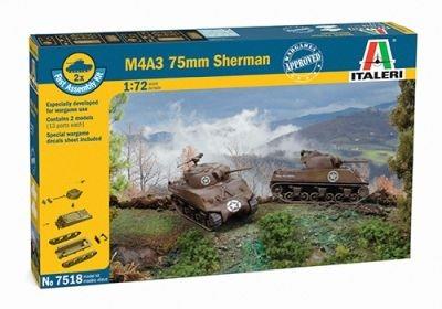 M4A3 75Mm Sherman Plastic Kit 1:72 Model It7518 - 3