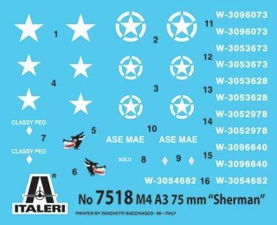 M4A3 75Mm Sherman Plastic Kit 1:72 Model It7518 - 5