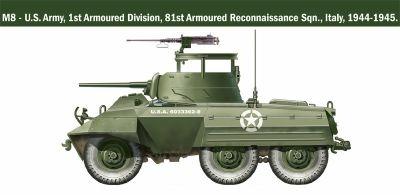 Italeri M8/M20 1:56 Kit di montaggio Cisterna - 10