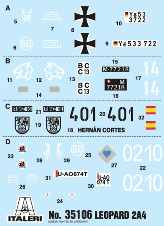 1:35 Leopard 2 A4 - War Thunder (IT35106) - 6