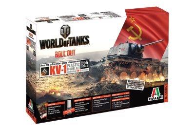 World Of Tanks Kv-1 / Kv-2 Tank Plastic Kit 1:56 Model It56505 - 3