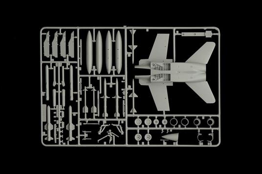 Aereo F/A-18 C/D Wild Weasel - (Kit + colori + colla + pennello) (71016S) - 5