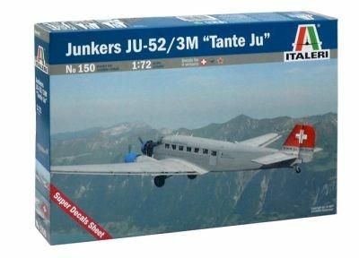 Italeri Junkers Ju - 52 / 3M ''Tante Ju'' 1:72 Kit di montaggio Aereo ad ala fissa - 3
