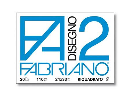 Album da Disegno Liscio Rquadrato F2 24x33 cm 10 pezzi