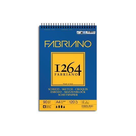 Album Fabriano 1264 Schizzi A4 spiralato 90 g