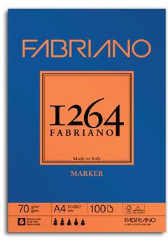Blocco Fabriano 1264 Marker A4 70 Gr 100 Fogli