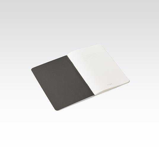 Maxi Quaderno Punto Mettallico  Carta Naturale Avoriata 90Gr Ecoqua Pm A4 Righe Mix 12Nr 40 Ff - 3