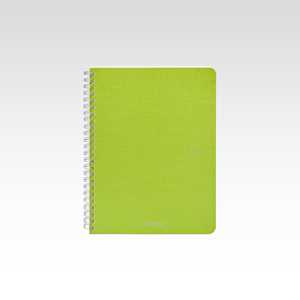 Cartoleria Quaderno Fabriano Ecoqua A5 spiralato a righe lime Fabriano