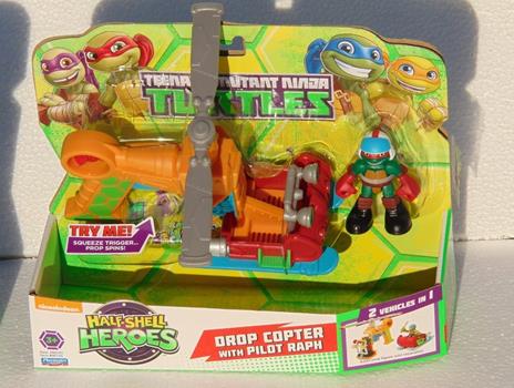 Teenage Mutant Ninja Turtles. Mini Heroes. Veicolo Base Con Personaggio - 6