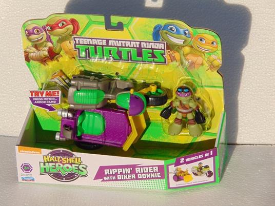 Teenage Mutant Ninja Turtles. Mini Heroes. Veicolo Base Con Personaggio - 9