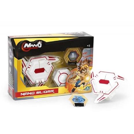 Nano Invaders. Trottola Con Lanciatore + 1 Token