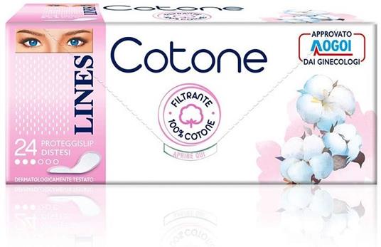 Lines Cotone Proteggislip 6 Confezioni da 24 Pezzi