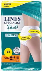 Lines Specialist Pants Extra Mutandina Unisex Taglia XL Offerta 2 Confezioni da 7pz (2x7)
