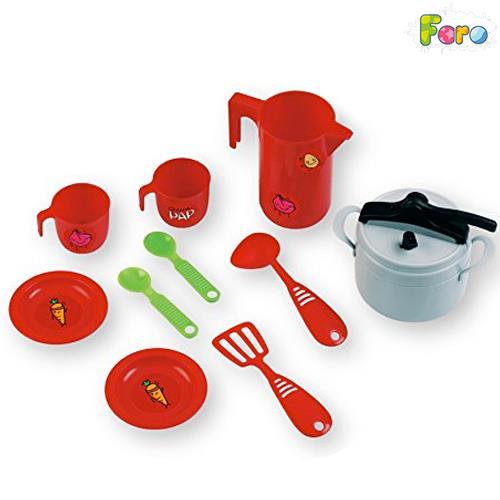 Cucina per Bambini Altezza 75 Cm con Accessori + Pentola a Pressione Lagostina - 3