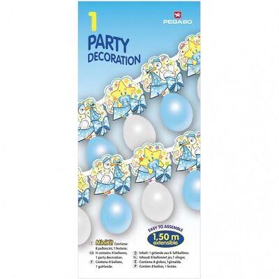 Mini Kit Foil Festone Celeste L= 1,5m