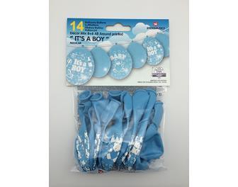 Busta 14 palloni Boy 6 all around + 8 neutri