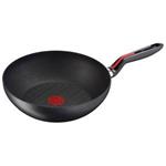 linea rossa wok, adatta ad induzione, alluminio antiaderente, qualità extra