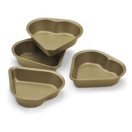 Set 4 Stampi antiaderenti per Cuore 10cm - 2