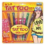 Blister con 6 Penne e Stencil per I Tuoi Tatuaggi