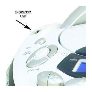 Lettore Stereo Cd Mp3 con Registratore Cassetta e Ingresso Usb - 3