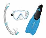 Set snorkeling Maschera Boccaglio Pinne M.42/43. Seac 709901031