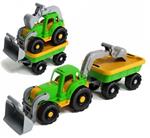 Trattore Earthmoving con carretto